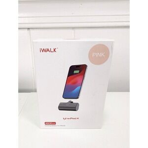 iWALK LinkPod 4 4500mAh Portable Charger USB C Fast Charging Pink DBL4500NC